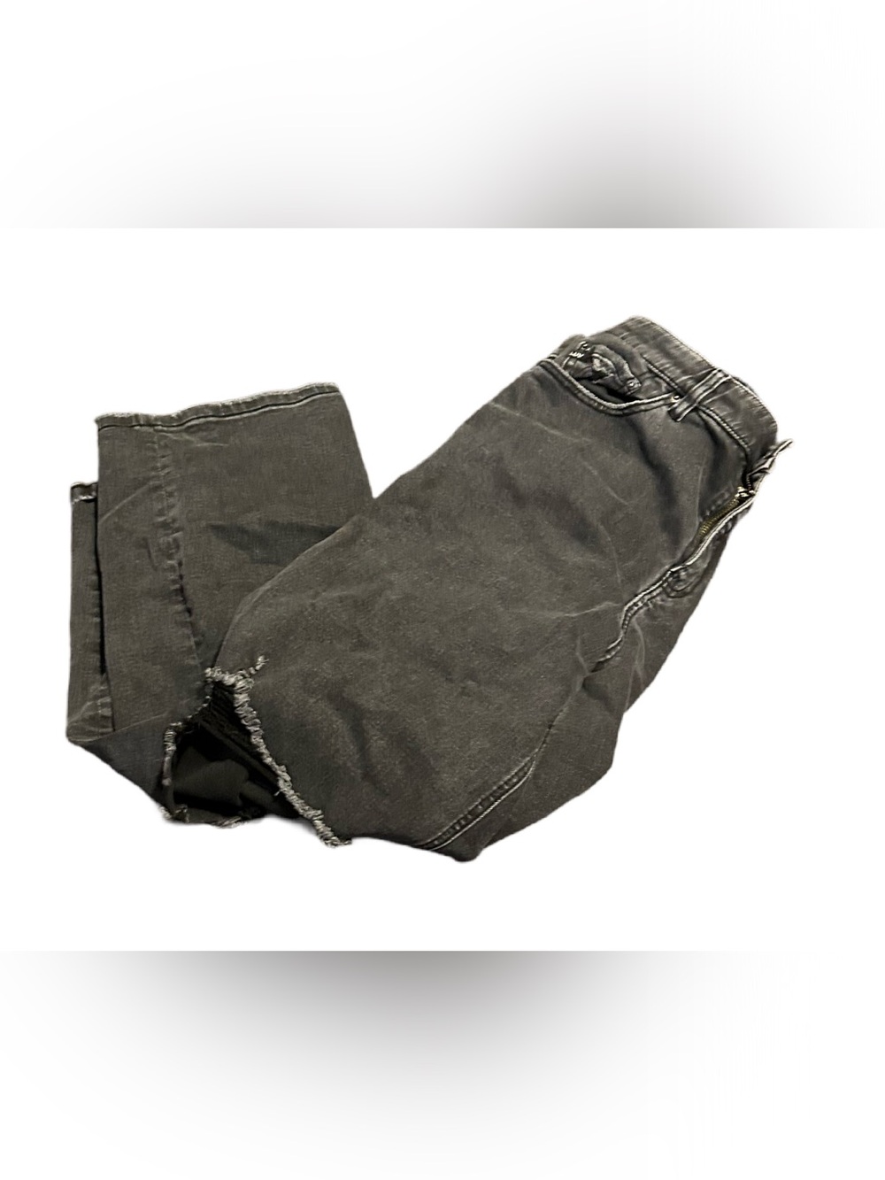For Luv of Denim Black Vintage Straight Ankle High-Rise Jeans